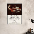 Mercedes Benz Vintage Poster Ad