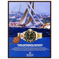 Rolex Submariner Offshore Champions Vintage Poster Ad