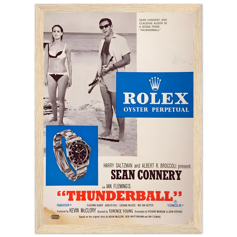 Rolex Sean Connery Vintage Poster Ad