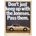 Porsche Turbo 944 Vintage Ad Poster