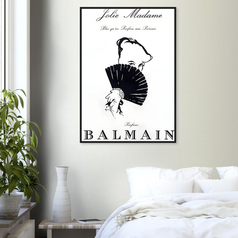 Balmain Jolie Madame Vintage Poster Ad