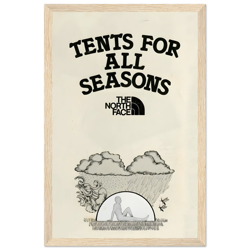 The North Face All Season Vintage Poster