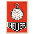 Heuer 1963 Vintage Poster Ad