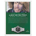 Rolex Explorer Vintage Poster Ad