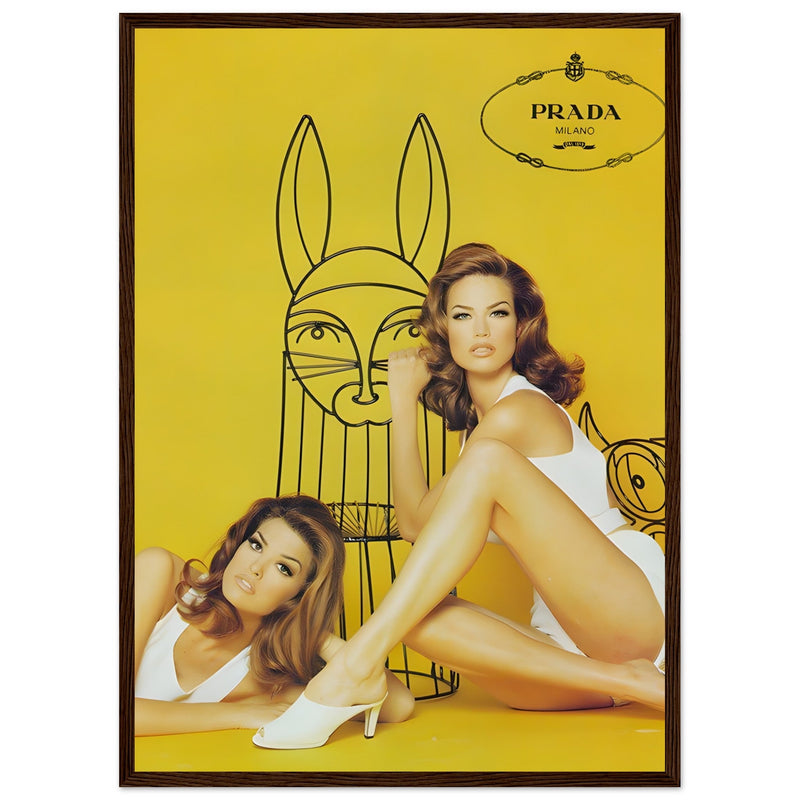 Prada Vintage Poster Ad
