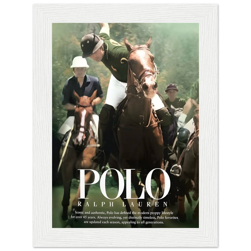 Polo Ralph Lauren Iconic Vintage Poster