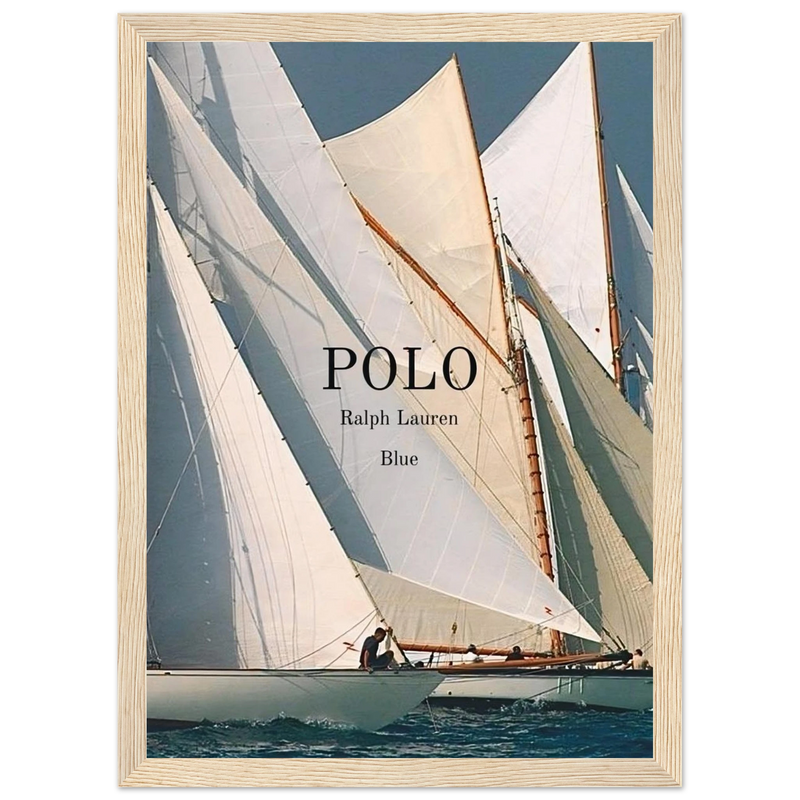 Polo Ralph Lauren Vintage Ad Poster - Polo Blue