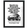 Porsche 911 Vintage Ad Poster