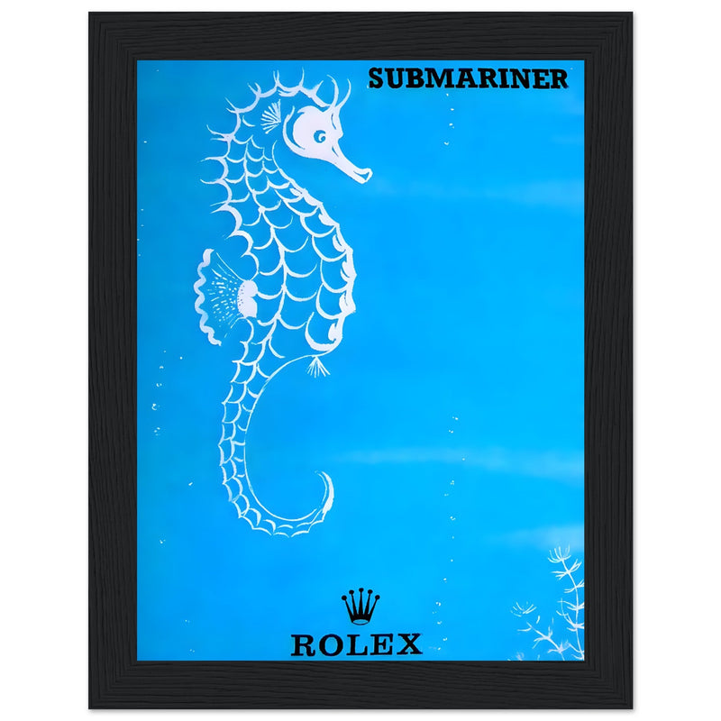 Rolex Submariner Vintage Ad Poster