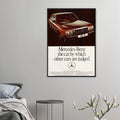 Mercedes Benz Vintage Poster Ad