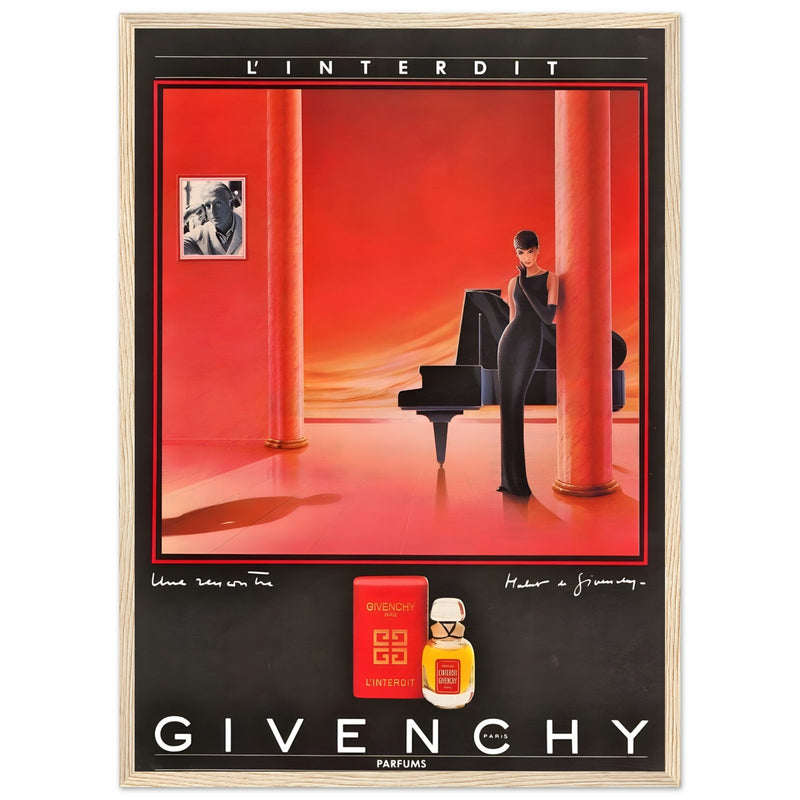 Givenchy Parfums Vintage Poster Ad