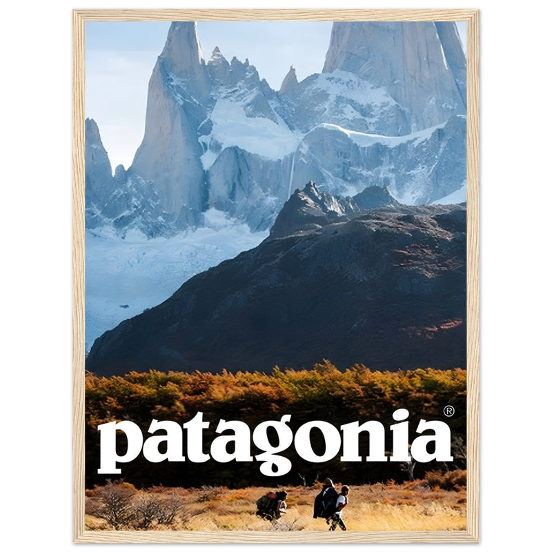 Patagonia Hikers Vintage Poster Ad