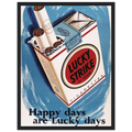 Lucky Strike Vintage Poster - Happy Days