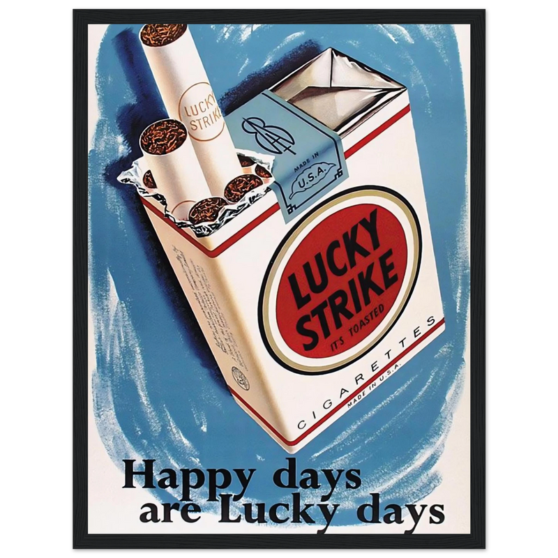 Lucky Strike Vintage Poster - Happy Days