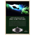 Rolex A Better Way Vintage Poster Ad