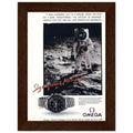 Omega Moon Vintage Poster Ad