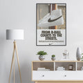 Nike Court to the streets Vintage Poster Ad