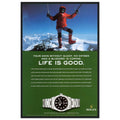 Rolex Life is Good Vintage Poster Ad