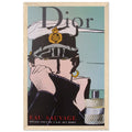 Dior Eau Sauvage Captain Vintage Poster