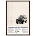 Land Rover Defender Vintage Poster