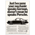 Porsche - German Speaking Vintage Poster