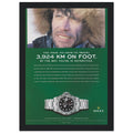 Rolex Explorer Vintage Poster Ad