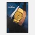 Omega Gold Vintage Poster Ad