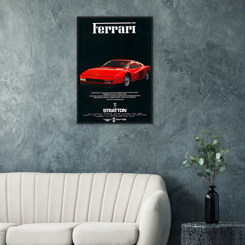 Ferrari Stratton Vintage Poster Ad