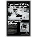 Rolex Ski Vintage Poster Ad