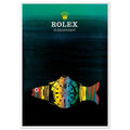 Rolex Submariner Fish Vintage Poster Ad - Premium Matte Paper
