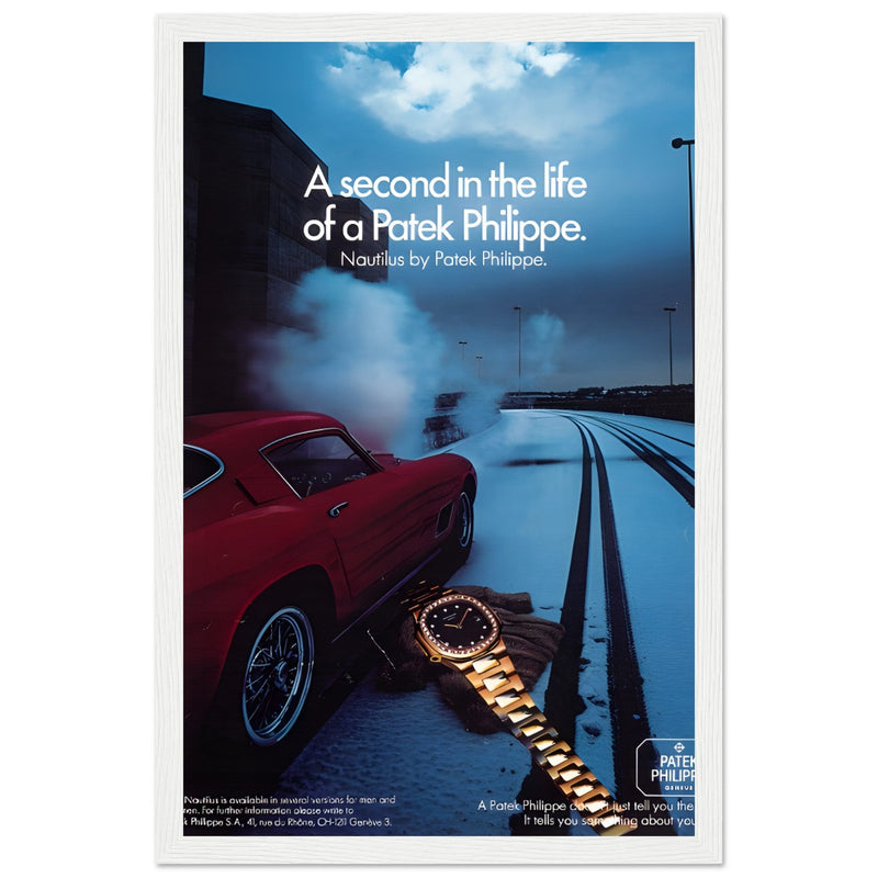 Patek Philippe A Second In the Life Vintage Poster Ad