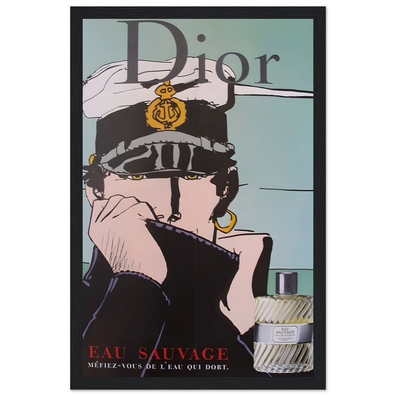 Dior Eau Sauvage Captain Vintage Poster
