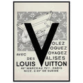 Louis Vuitton Nice, Paris Vintage Poster Ad