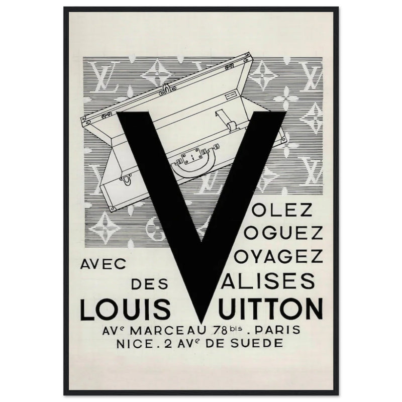 Louis Vuitton Nice, Paris Vintage Poster Ad