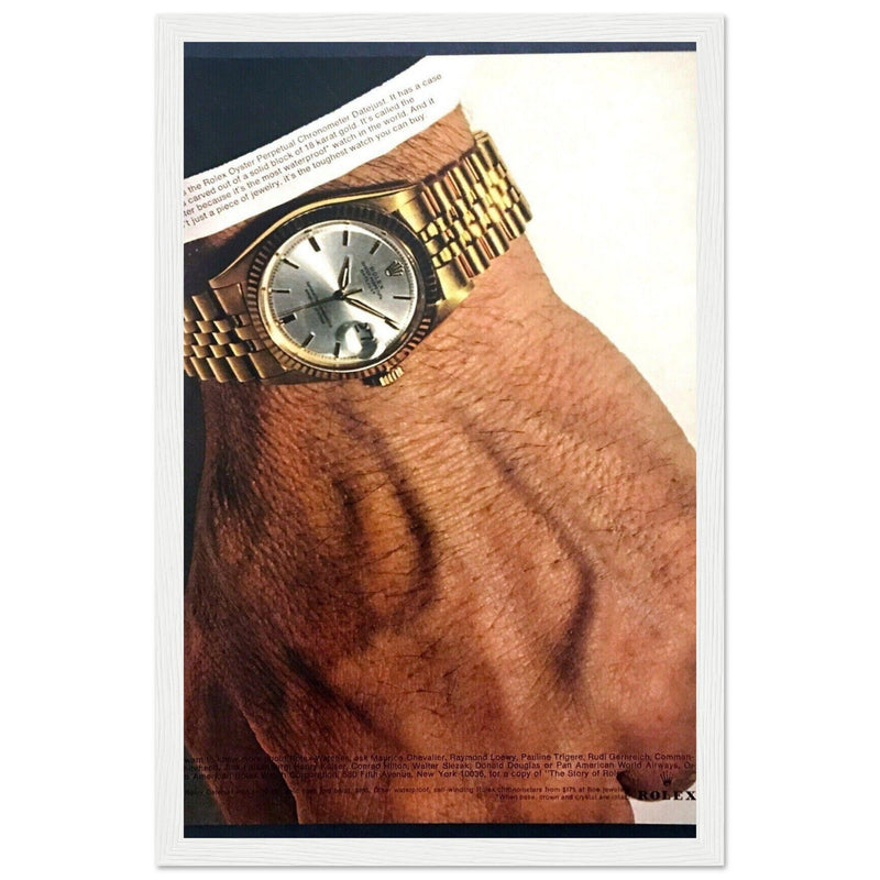 Rolex Oyster Perpetual Datejust Vintage Poster Ad