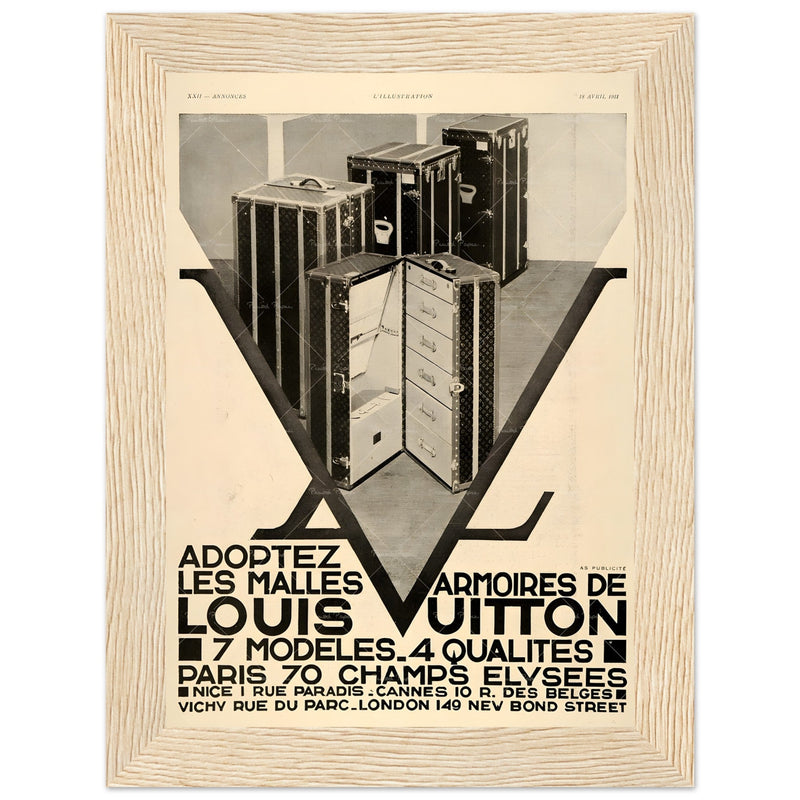 Louis Vuitton Paris Vintage Poster Ad