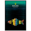 Rolex Submariner Fish Vintage Poster Ad - Premium Matte Paper