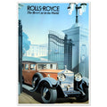 Rolls-Royce Best Car In The World Vintage Poster Ad