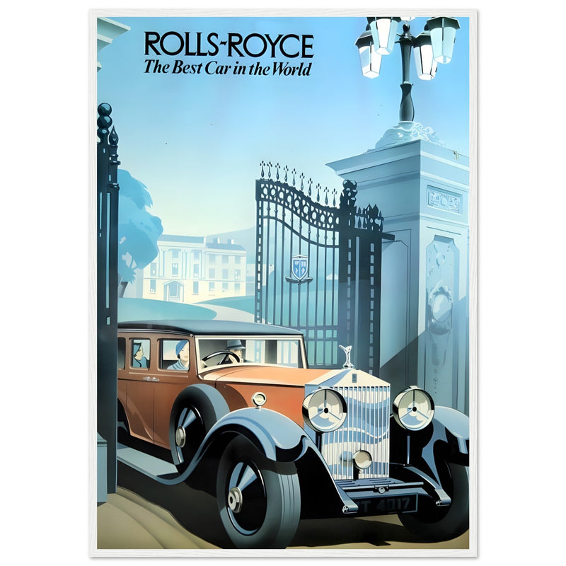 Rolls-Royce Best Car In The World Vintage Poster Ad