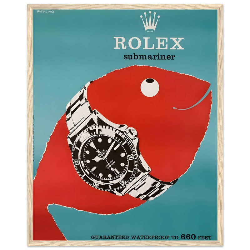 Rolex Submariner Vintage Poster Ad