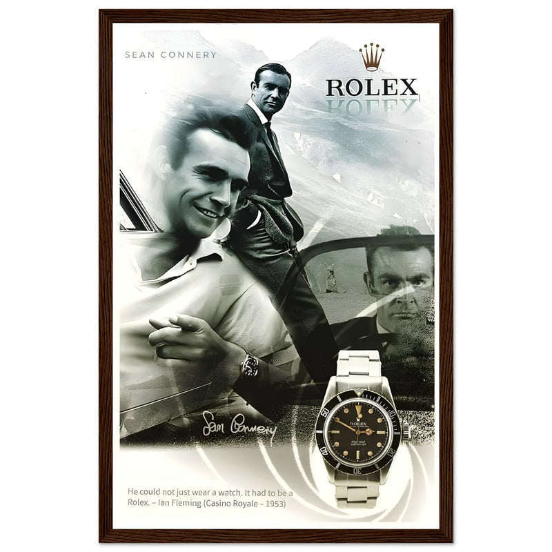 Rolex Sean Connery Vintage Rolex Poster Ad