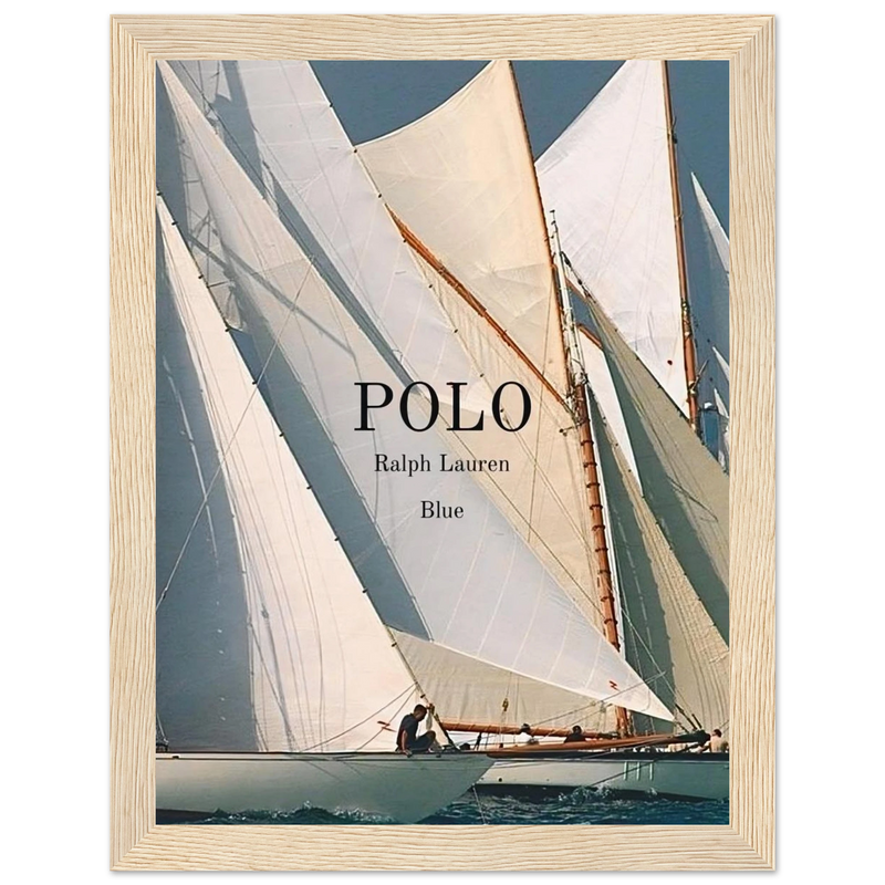 Polo Ralph Lauren Vintage Ad Poster - Polo Blue