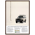 Land Rover Defender Vintage Poster