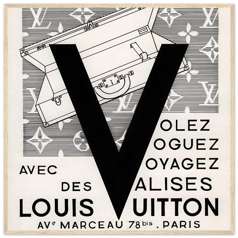 Louis Vuitton Nice, Paris Vintage Poster Ad
