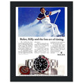 Rolex Alpine Gold Medal Sweep Vintage Poster