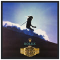 Rolex Skiing Vintage Poster Ad
