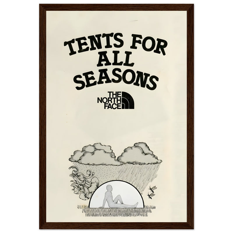 The North Face All Season Vintage Poster