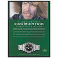 Rolex Explorer Vintage Poster Ad
