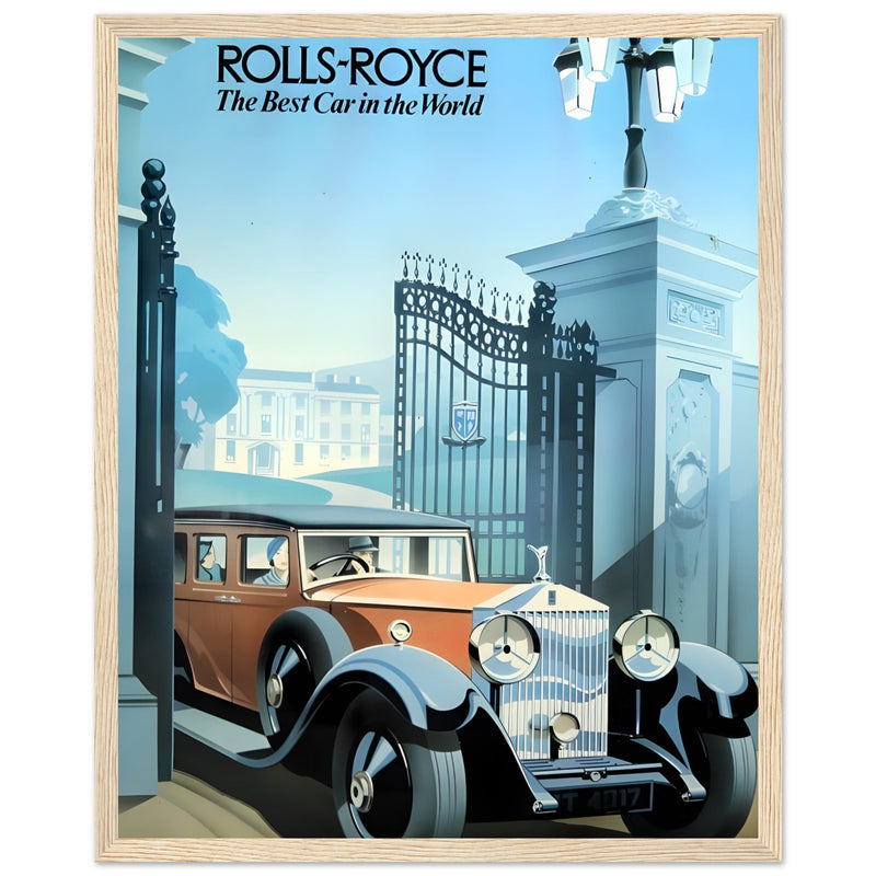 Rolls-Royce Best Car In The World Vintage Poster Ad