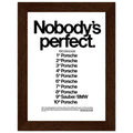 Porsche Nobody's Perfect Le Man Vintage Poster Ad